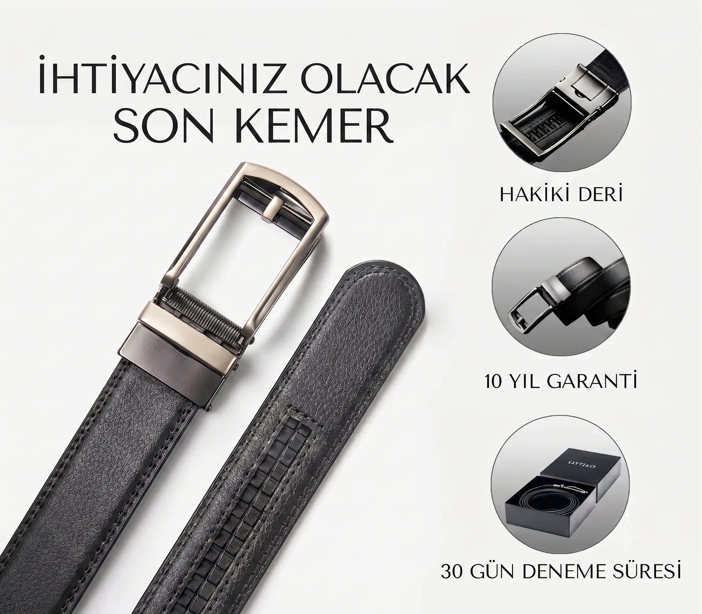 Lovati Raylı Deliksiz Kemer